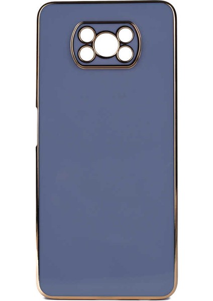 Xiaomi Poco X3 Uyumlu Kılıf Bark Kapak, Açık Mavi