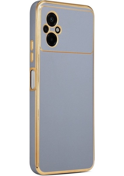 Xiaomi Poco M5 Uyumlu Kılıf Bark Kapak, Mavi