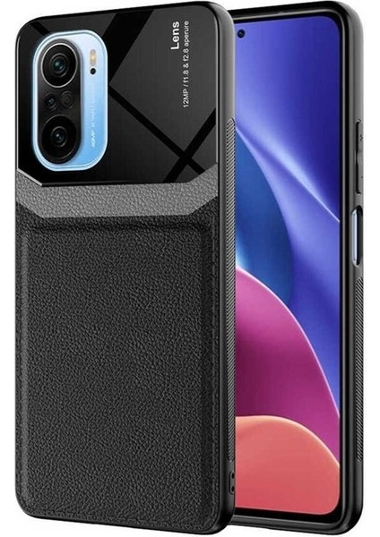Xiaomi Poco F3 Uyumlu Kılıf Emiks Kapak, Siyah