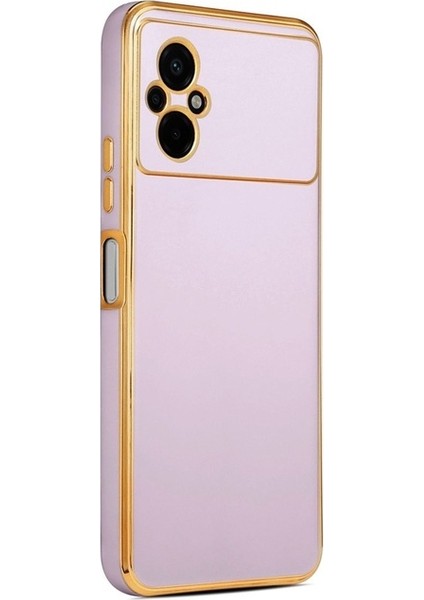 Xiaomi Poco M5 Uyumlu Kılıf Bark Kapak, Lila