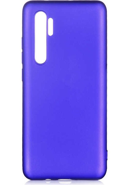 Xiaomi Mi Note 10 Lite Uyumlu Kılıf Premier Silikon Kapak, Saks Mavi
