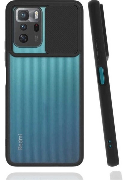 Xiaomi Poco X3 Gt Uyumlu Kılıf Lensi Kapak, Siyah