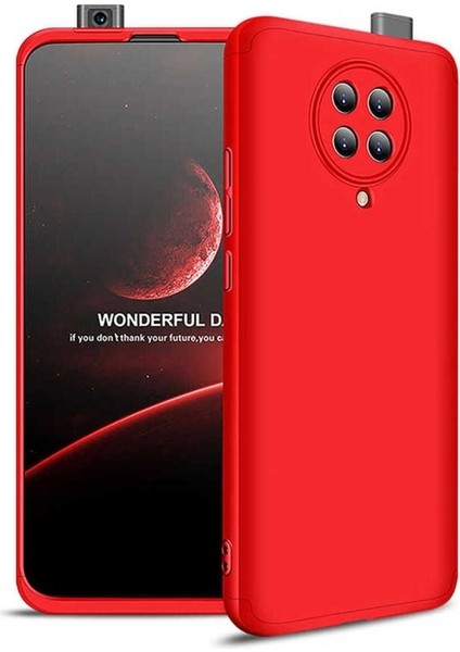 Xiaomi Poco F2 Pro Uyumlu Kılıf Ays Kapak, Kırmızı