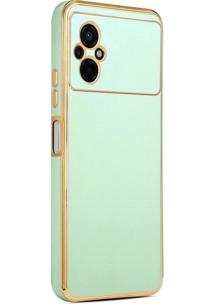 Xiaomi Poco M5 Uyumlu Kılıf Bark Kapak, Açık Yeşil