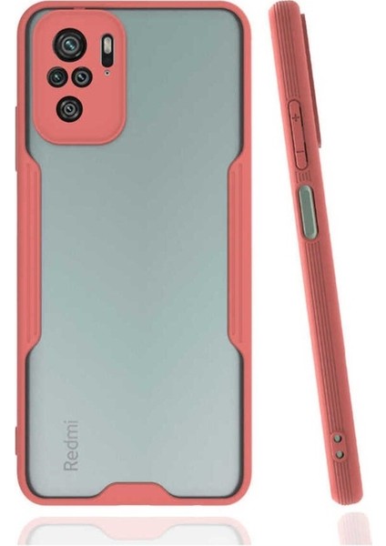 Xiaomi Poco M5S Uyumlu Kılıf Parfe Kapak, Pembe