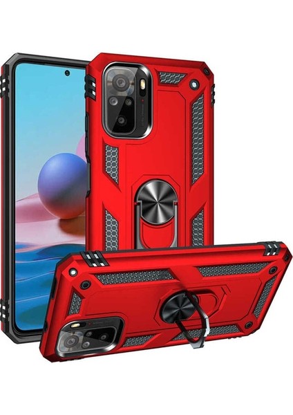 Xiaomi Poco M5S Uyumlu Kılıf Vega Kapak, Kırmızı