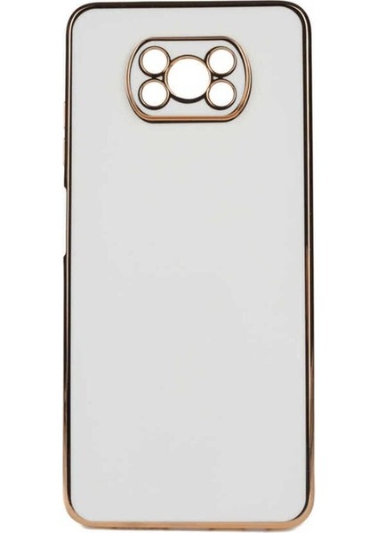 Xiaomi Poco X3 Uyumlu Kılıf Bark Kapak, Beyaz