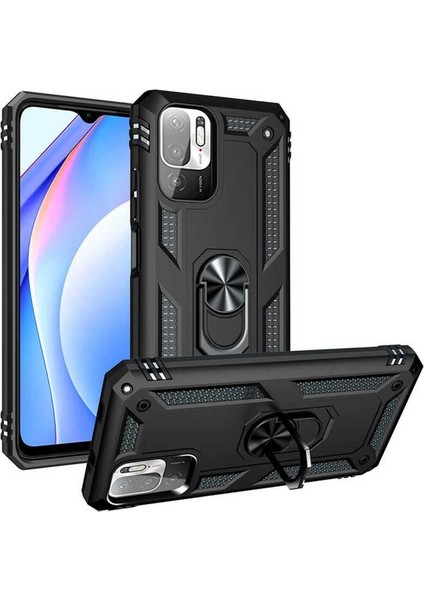 Xiaomi Poco M3 Pro Uyumlu Kılıf Vega Kapak, Siyah