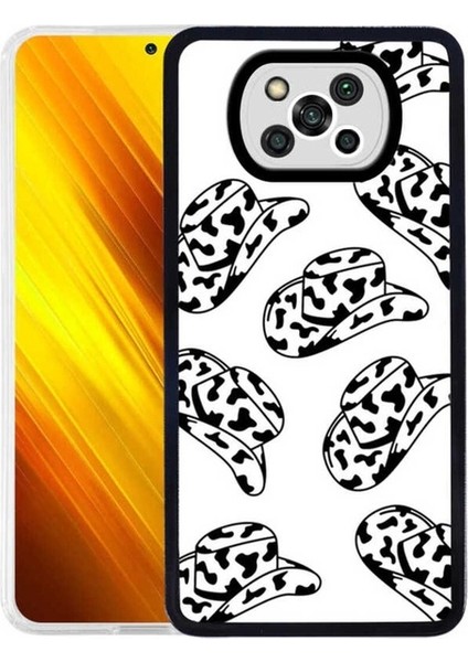 Xiaomi Poco X3 Uyumlu Kılıf M-Fit Desenli Kapak, Hat No5