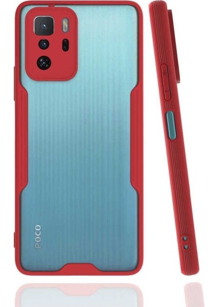 Xiaomi Poco X3 Gt Uyumlu Kılıf Parfe Kapak, Kırmızı