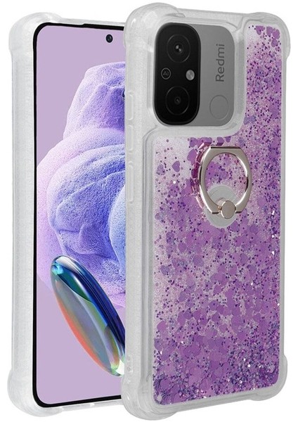 Xiaomi Redmi 12C Uyumlu Kılıf Milce Kapak, Mor