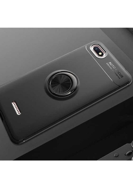 Xiaomi Redmi 6A Uyumlu Kılıf Ravel Silikon Kapak, Siyah