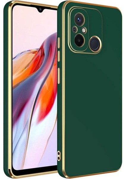 Xiaomi Redmi 12C Uyumlu Kılıf Bark Kapak, Koyu Yeşil