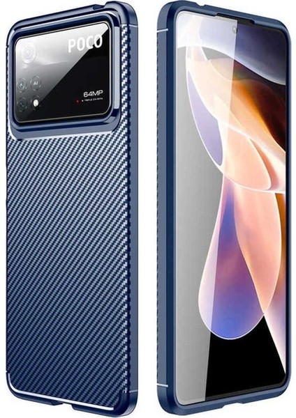 Xiaomi Poco X4 Pro 5g Uyumlu Kılıf Negro Silikon Kapak, Lacivert