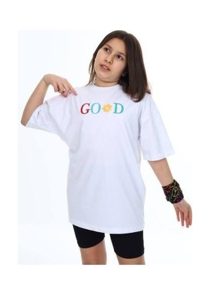 Kız Çocuk Good Yazılı T-Shirt indirimleri