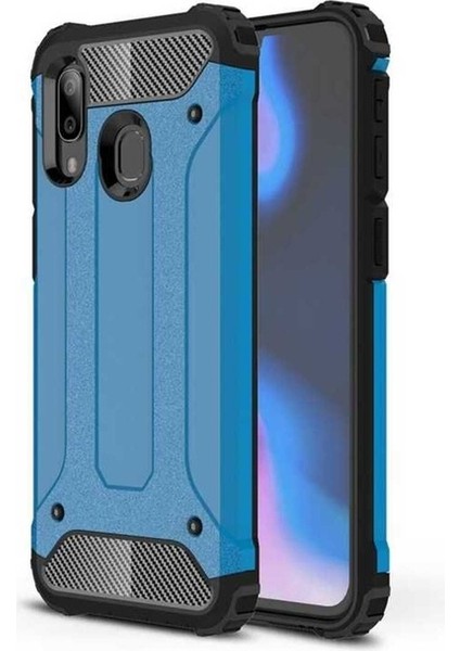 Xiaomi Redmi 7 Uyumlu Kılıf Crash Silikon Kapak, Mavi