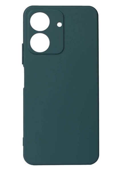 Xiaomi Redmi 13C Uyumlu Kılıf Biye Silikon, Haki