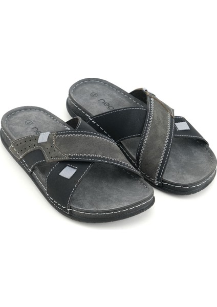 Yazlık Erkek Suni Deri Neosoft Rahat Taban Günlük Terlik modelleri