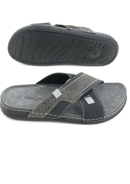 Yazlık Erkek Suni Deri Neosoft Rahat Taban Günlük Terlik indirimleri