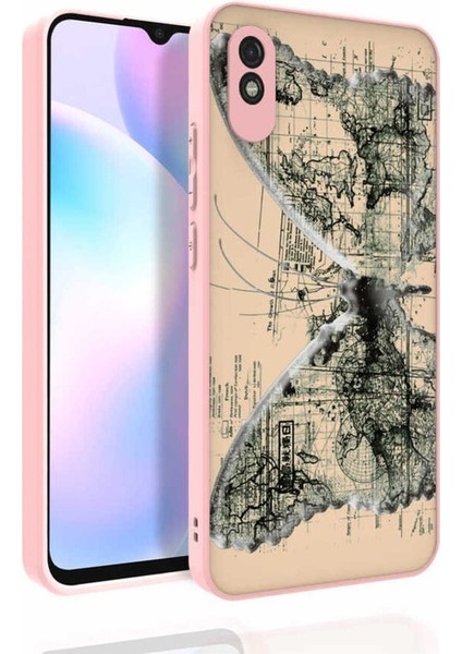 Xiaomi Redmi 9A Uyumlu Kılıf Desenli Kamera Korumalı Parlak Nora Kapak, No4