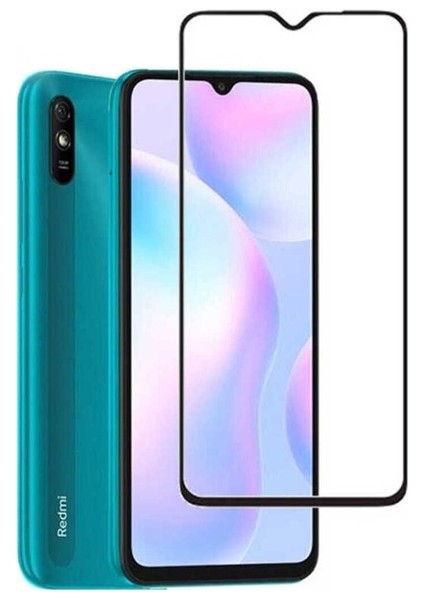 Xiaomi Redmi 9A Uyumlu Kenarları Kırılmaya Dayanıklı Cam Ekran Koruyucu