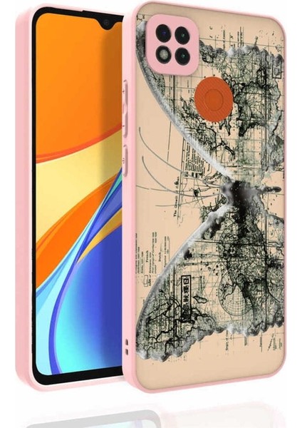 Xiaomi Redmi 9c Uyumlu Kılıf Desenli Kamera Korumalı Parlak Nora Kapak, No4