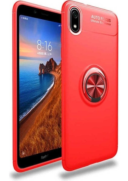 Xiaomi Redmi 7A Uyumlu Kılıf Ravel Silikon Kapak, Kırmızı