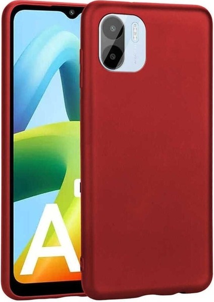 Xiaomi Redmi A1 Uyumlu Kılıf Premier Silikon Kapak, Kırmızı