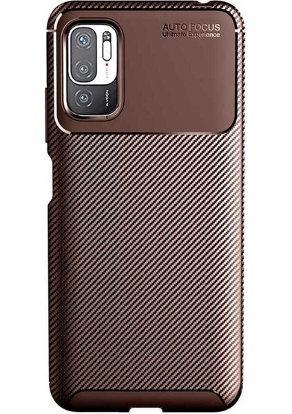 Xiaomi Redmi Note 10 5g Uyumlu Kılıf Negro Silikon Kapak, Kahverengi