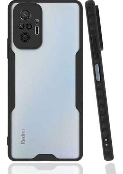 Xiaomi Redmi Note 10 Pro Uyumlu Kılıf Parfe Kapak, Siyah