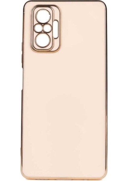 Xiaomi Redmi Note 10 Pro Uyumlu Kılıf Bark Kapak, Rose Gold