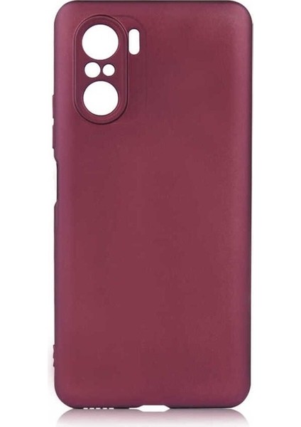 Xiaomi Redmi K40 Uyumlu Kılıf Premier Silikon Kapak, Mürdüm