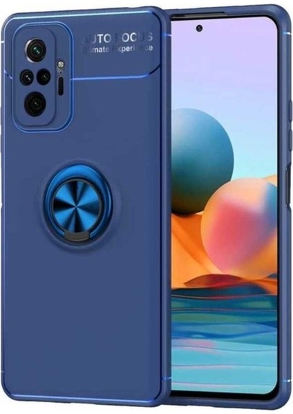 Xiaomi Redmi Note 10 Pro Uyumlu Kılıf Ravel Silikon Kapak, Mavi