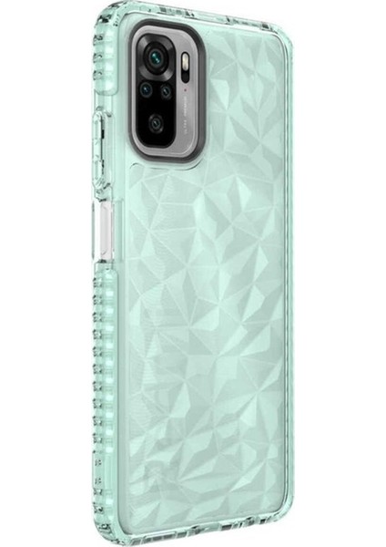 Xiaomi Redmi Note 10 Uyumlu Kılıf Buzz Kapak, Yeşil