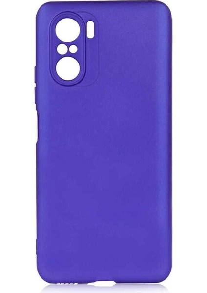 Xiaomi Redmi K40 Uyumlu Kılıf Premier Silikon Kapak, Saks Mavi