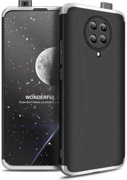 Xiaomi Redmi K30 Pro Uyumlu Kılıf Ays Kapak, Siyah-Gri