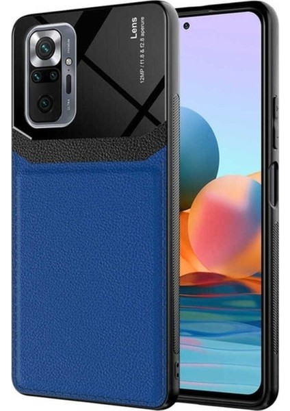 Xiaomi Redmi Note 10 Pro Uyumlu Kılıf Emiks Kapak, Lacivert