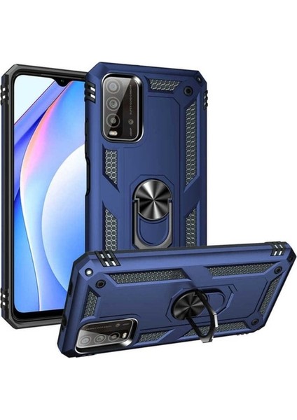 Xiaomi Redmi 9t Uyumlu Kılıf Vega Kapak, Mavi