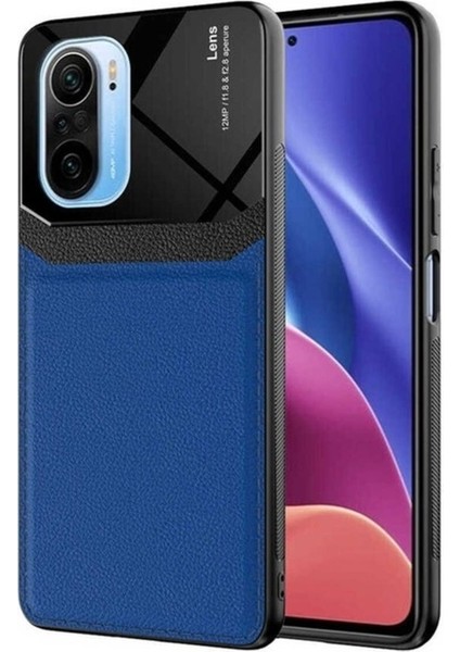 Xiaomi Redmi K40 Uyumlu Kılıf Emiks Kapak, Lacivert