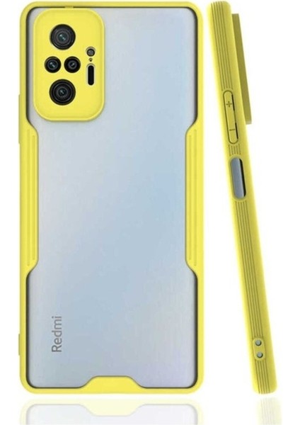 Xiaomi Redmi Note 10 Pro Uyumlu Kılıf Parfe Kapak, Sarı