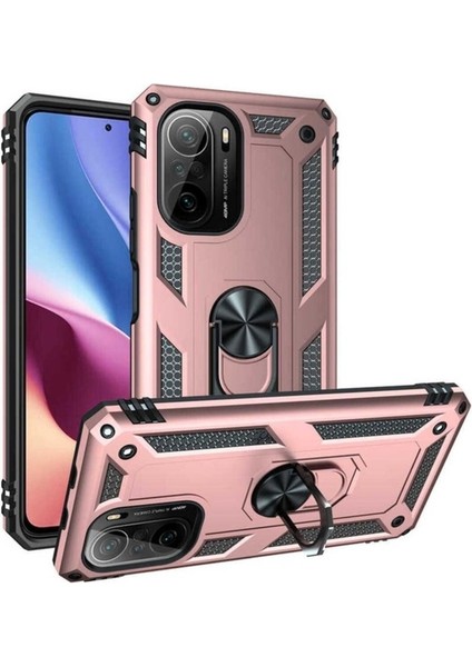 Xiaomi Redmi K40 Uyumlu Kılıf Vega Kapak, Rose Gold