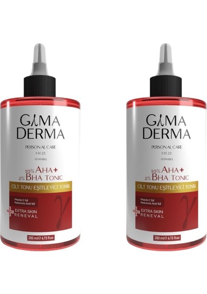 İkili Cilt Tonu Eşitleyici Aha Bha Tonik Seti