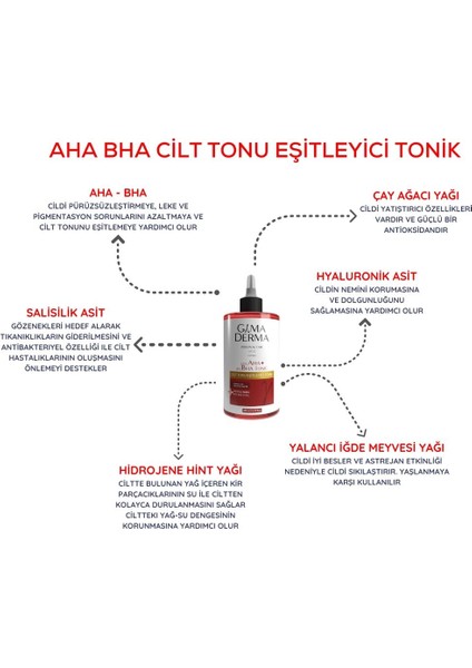 İkili Cilt Tonu Eşitleyici Aha Bha Tonik Seti fiyatları