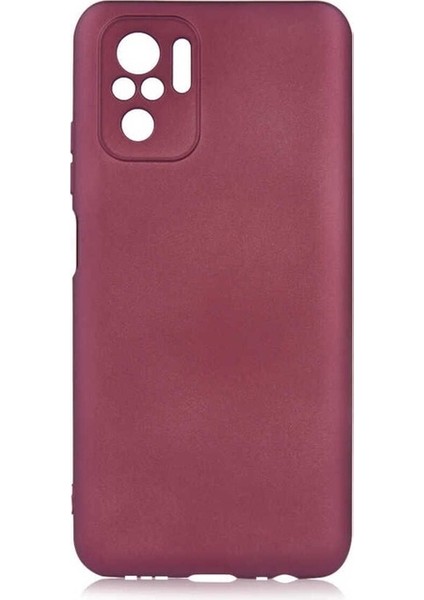 Xiaomi Redmi Note 10 Uyumlu Kılıf Premier Silikon Kapak, Mürdüm