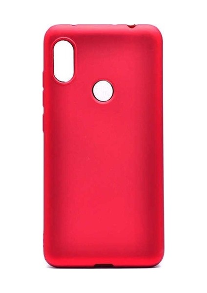 Xiaomi Redmi Note 6 Pro Uyumlu Kılıf Premier Silikon Kapak, Kırmızı