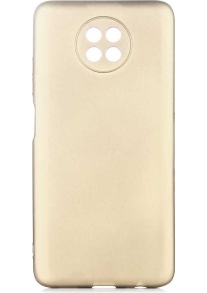 Xiaomi Redmi Note 9 5g Uyumlu Kılıf Premier Silikon Kapak, Gold