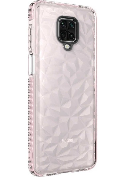 Xiaomi Redmi Note 9 Pro Uyumlu Kılıf Buzz Kapak, Pembe