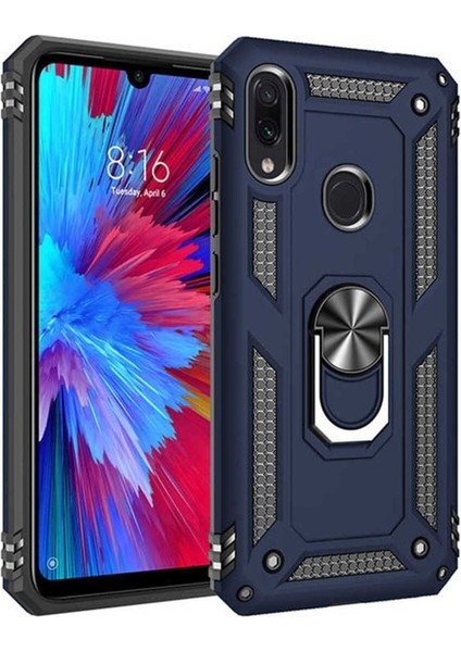 Xiaomi Redmi Note 7 Uyumlu Kılıf Vega Kapak, Mavi