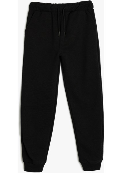 Basic Jogger Eşofman Altı Beli Bağlamalı Cepli