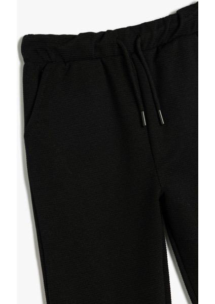 Basic Jogger Eşofman Altı Beli Bağlamalı Cepli